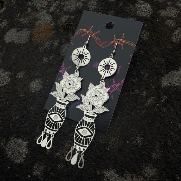 floral vision dangles