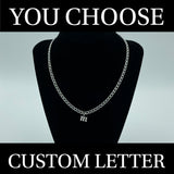 CUSTOM LETTER small curb chain